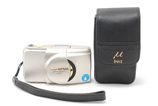 【 NEAR MINT 】 Olympus μ mju Zoom 115 Deluxe Point & Shoot Film Camera From JAPAN