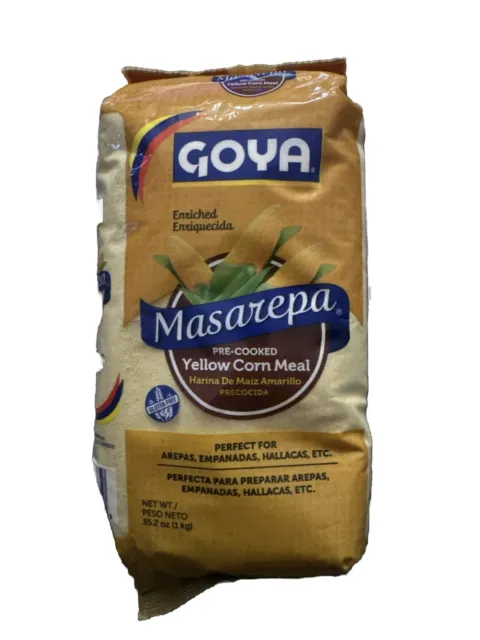 GOYA MASAREPA YELLOW Corn Meal /Harina de Maiz Amarillo 35.2 Oz