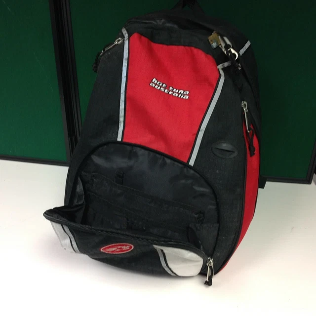 HOT TUNA UNISEX Trekker Backpack Back Pack Red Black White Motor Cycle 25.00 PicClick UK