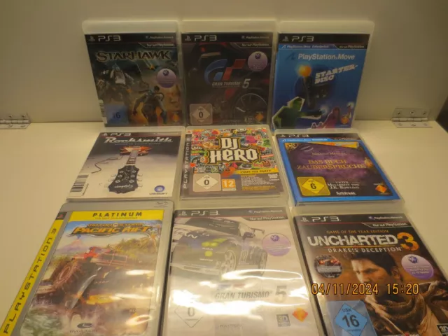 9x Sony PlayStation 3 PS3 Spiele Konvolut Sammlung Games OVP Anleitung #81