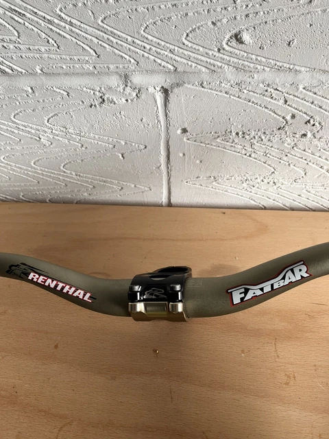 Renthal fat bar handle bars 31.8 full 780mm wide and Renthal Duo stem 40mm