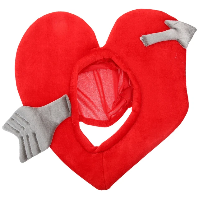 Coiffe de chapeau en forme de coeur