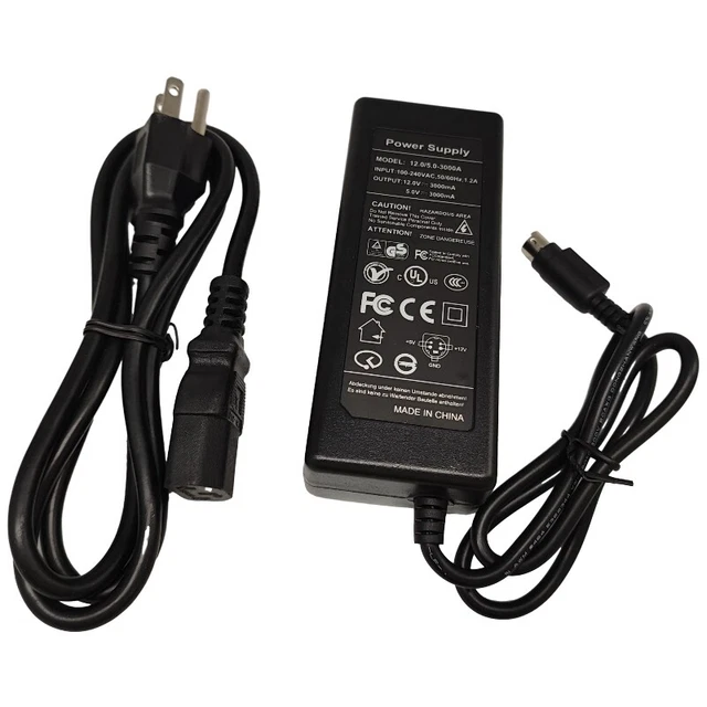 New AC Adapter For ITE Model AD41-1200500DU | Switching Power Supply Cord Charger Replacement - View #8