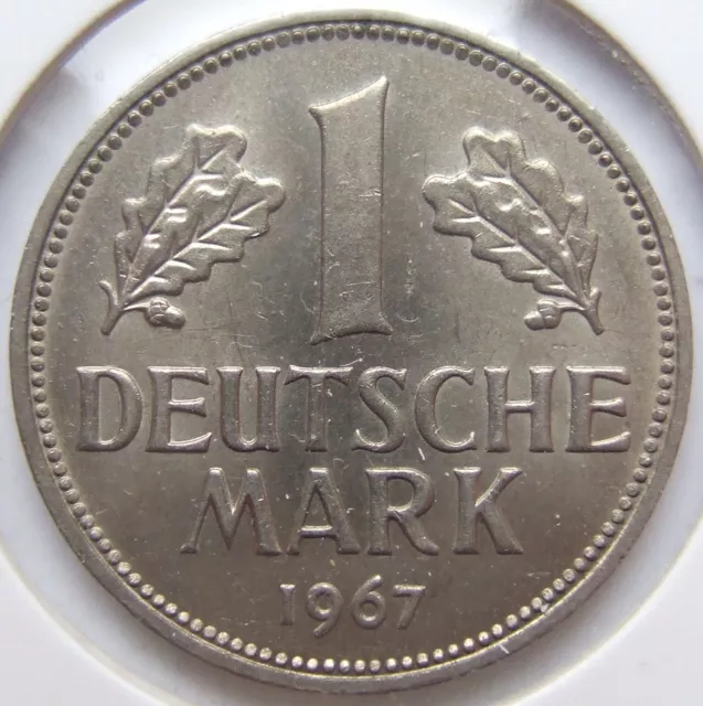 Moneta Rfg 1 Tedesco Marchi 1967 F IN Extremely fine/Brillant uncirculated
