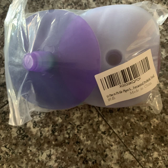 10 piece Pickle Pipe Fermented probiotic food cover