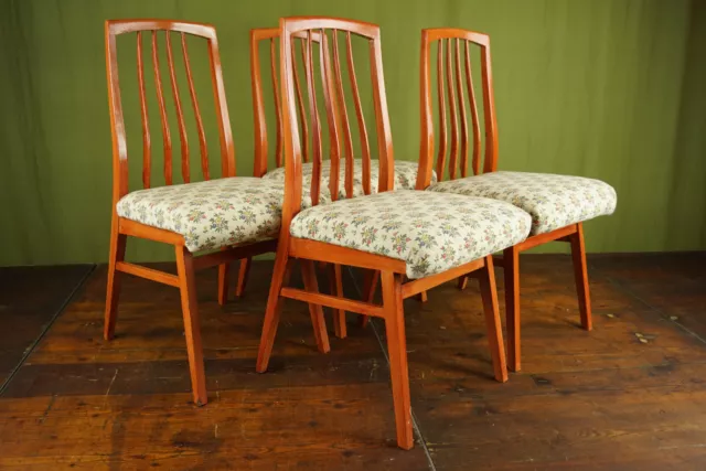 50s Vintage 4x Esszimmer Stuhl Rockabilly Sprossenstuhl Küchenstuhl Retro 50er