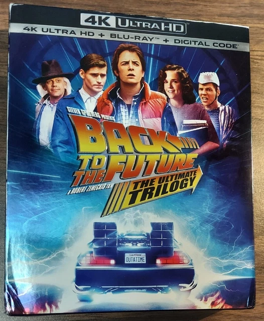 BACK TO THE Future The Ultimate Trilogy 4K Bluray & Digital 29.99