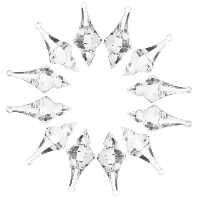 1 pack crystaux de lustre pendentif cristaux de décors suspendus ornement de la