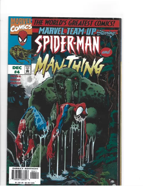 MARVEL TEAM-UP # 4 * SPIDER-MAN and MAN-THING * MARVEL COMICS * 1997* NEAR MINT