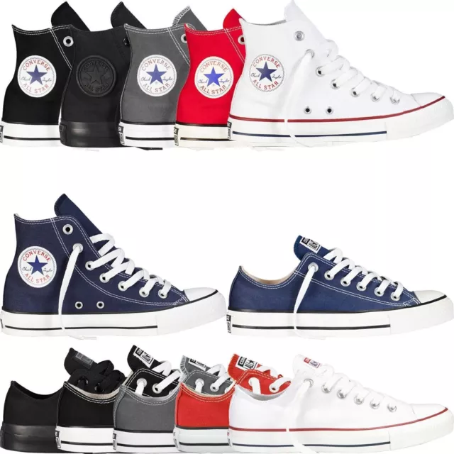 Alle Star Convers Classic Herren Hi Tops Chucks Taylor OX Canvas Turnschuh*/