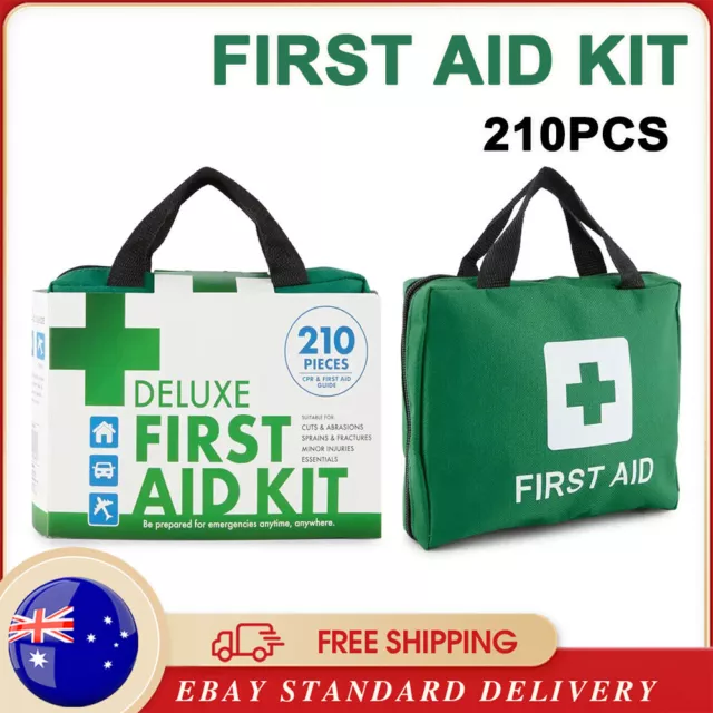 210 / 420 PCS Car First Aid Kits Premium Survival Bag Sticker Family Travel