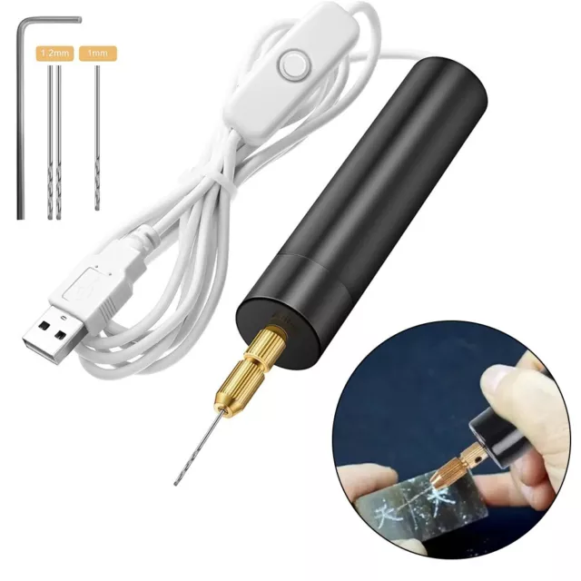 and Precise Mini Electric USB Drill for Jewelry Making Craft Engraving
