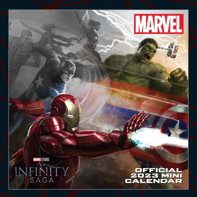 MARVEL 2023 CALENDAR Mini Wall Format Calendar Official Product 7 15