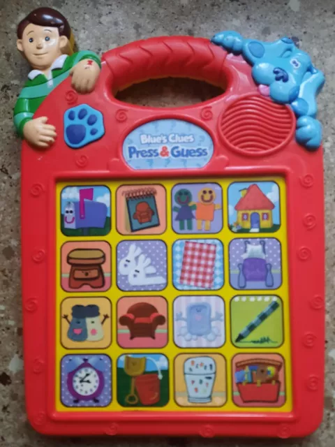 Blues Clues Press And Guess Learning Electronic Game Tyco 1998 original Steve