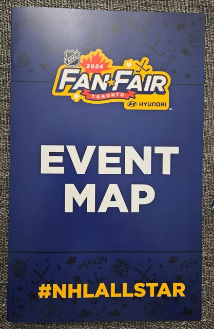 NHL 2024 All Star Game Toronto NHL Fan Fair Event Map/Guide