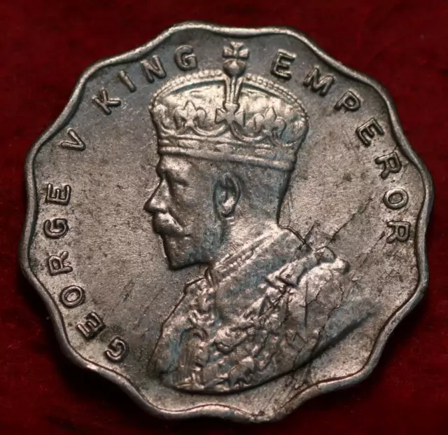 1935 British India 1 Anna Nickel Foreign Coin