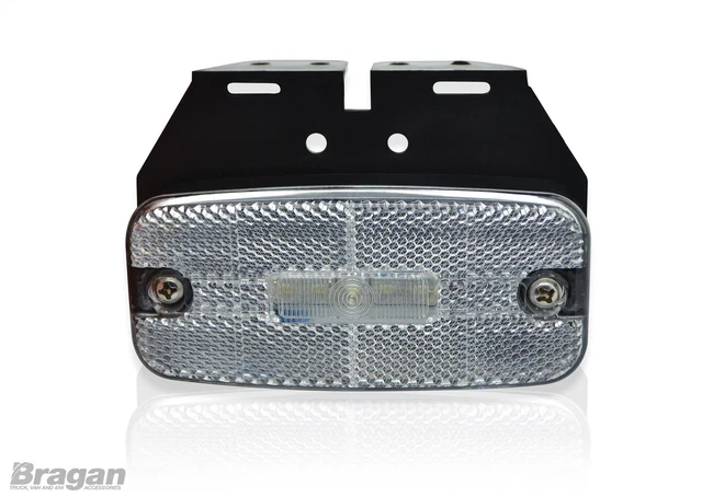 12/24 V weiß LED Seitenmarkierung Licht Anhänger LKW Van 4x4 Pickup Auto Fahrrad Boot