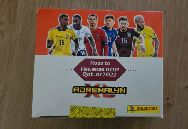 1x Display Panini Road to WM 2022 Qatar Adrenalyn XL ungeöffnet mit 24 Booster