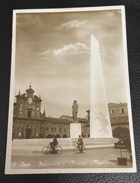 LUGO MONUMENTO ALA FRANCESCO BARACCA RAVENNA - Viaggiata 1946