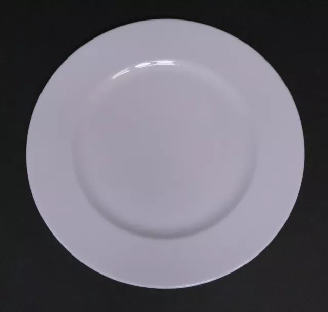 Richard Ginori Impero Bianco 12" Chop Platter Plate Smooth Solid White Round