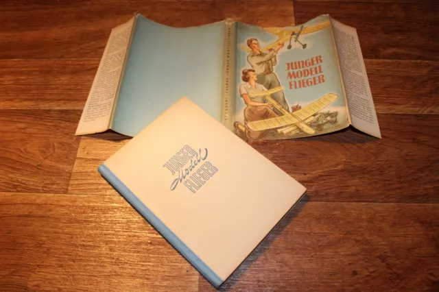 junger modell flieger - schubert franke - 1953 gst flugzeug modellbau sachbuch