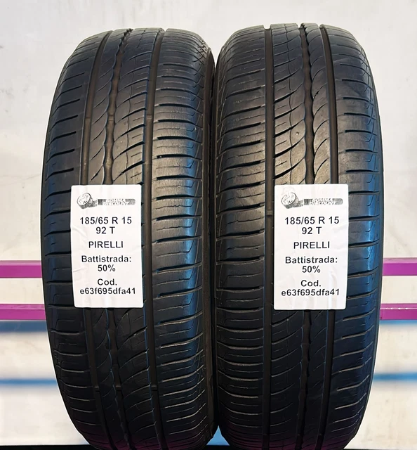 PNEU USAGÉ PIRELLI CINTURATO P1 185/65 R15 92T Estive EUR 35,00 ...