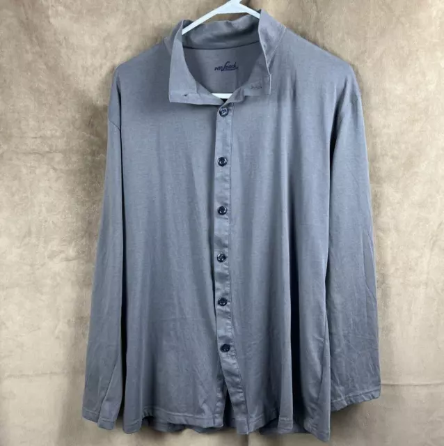 LUFTHANSA Airlines VAN LAACK First Class Pajama Shirt Grey MENS L Top Gents 2