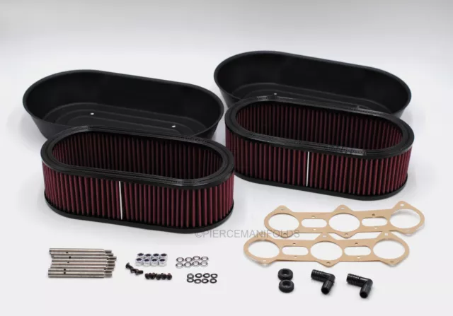 AIR Filter Set For Weber 40 IDA 3 BBL For Porsche 911 PM-0314-0
