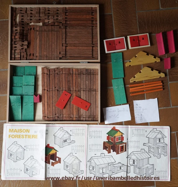 JEUJURA 2 MAISON forestière en bois dans caisse bois 1/43 EUR 50,00 - FR