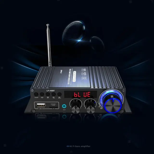 Amplificateur de puissance de décodage coaxial Bluetooth 5.0 AUX RCA pour