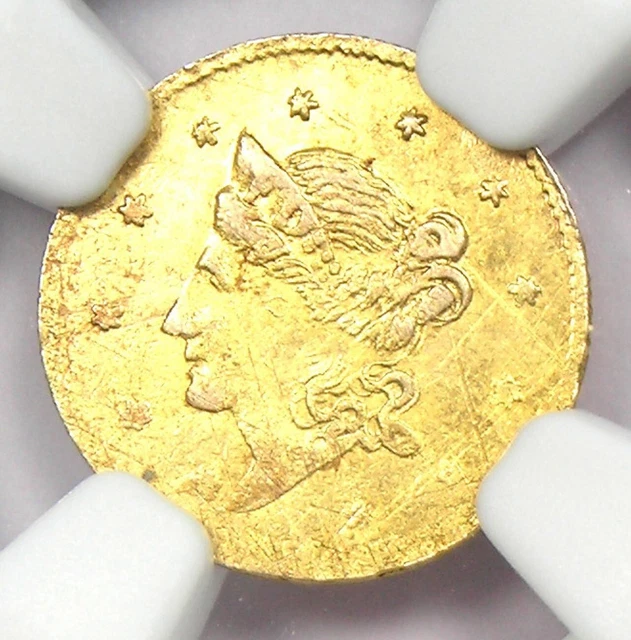 1855 Liberty California Gold Half Dollar G50C BG-406 - NGC UNC MS - Rarity-6+ R6