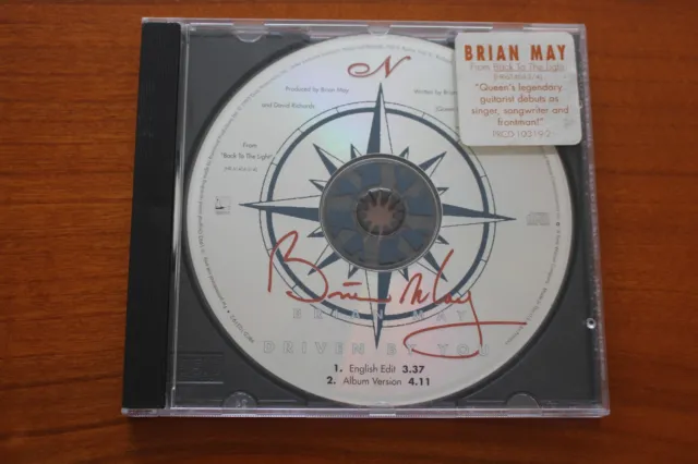 Brian May - Driven By You (Rare 3 TRK USA PROMO CD SIngle) NEAR MINT