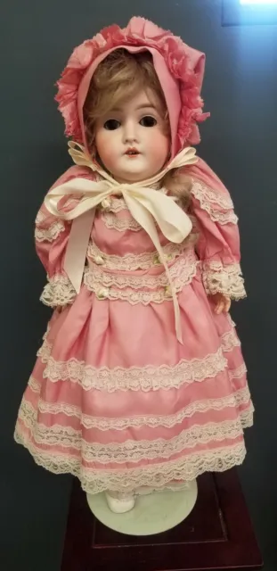 Antique Queen Louise 24” Armand Marseille Bisque Composition Doll