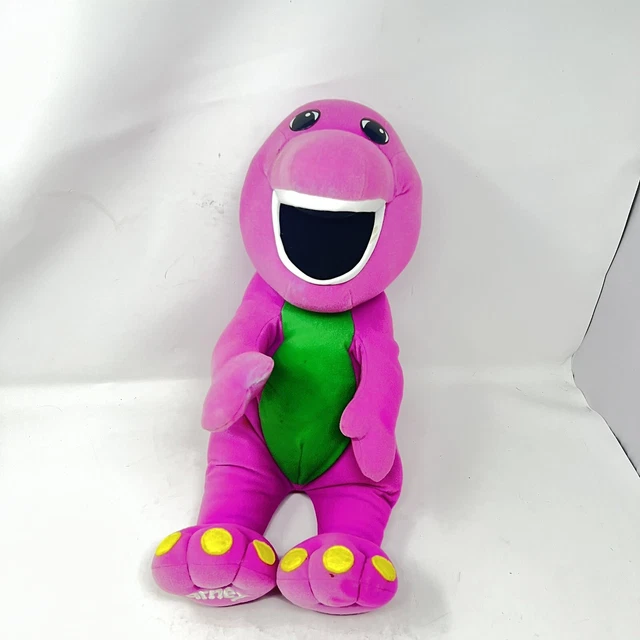 VINTAGE PLAYSKOOL TALKING Barney Plush Doll 90s 1992 RARE DOESN'T WORK