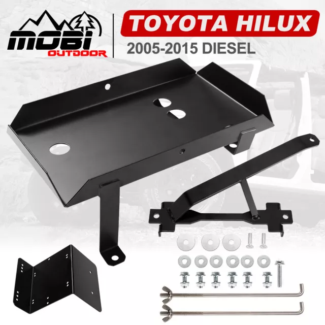 MOBI Dual Battery Tray Fit for TOYOTA HILUX 2005 -2015 DIESEL & PETROL Durable