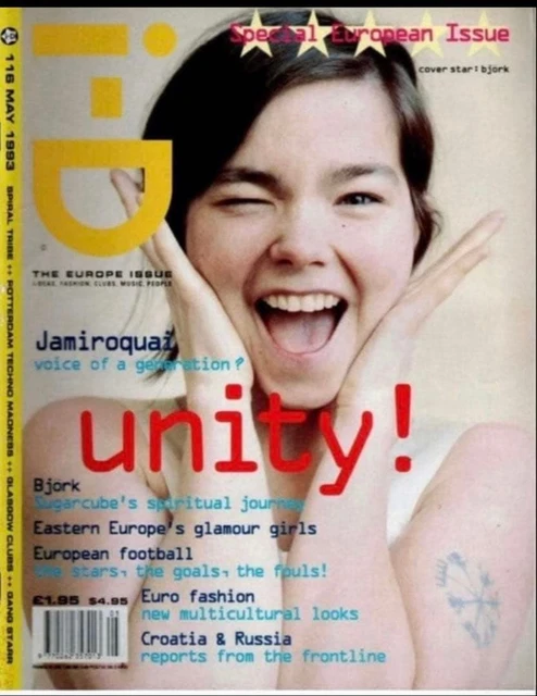 I-D MAGAZINE MAY 1993 Bjork Cover Vintage Issue From Japan EUR 201