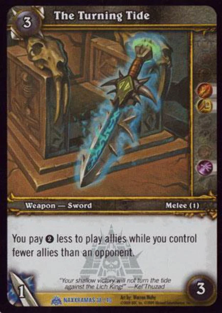 World of Warcraft TCG The Turning Tide (Foil) - Naxxramas Treasure 38/40