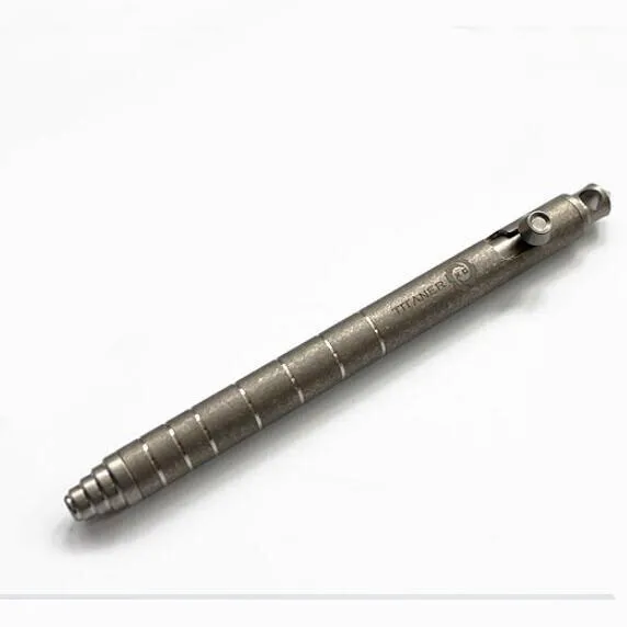 EDC Tactical Creative Pen Titanium Alloy Bolt Ballpoint Pen Business Write Pen
