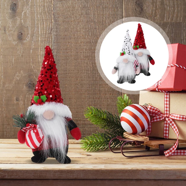 2 pz decorazioni natalizie nane decorazioni natalizie Natale