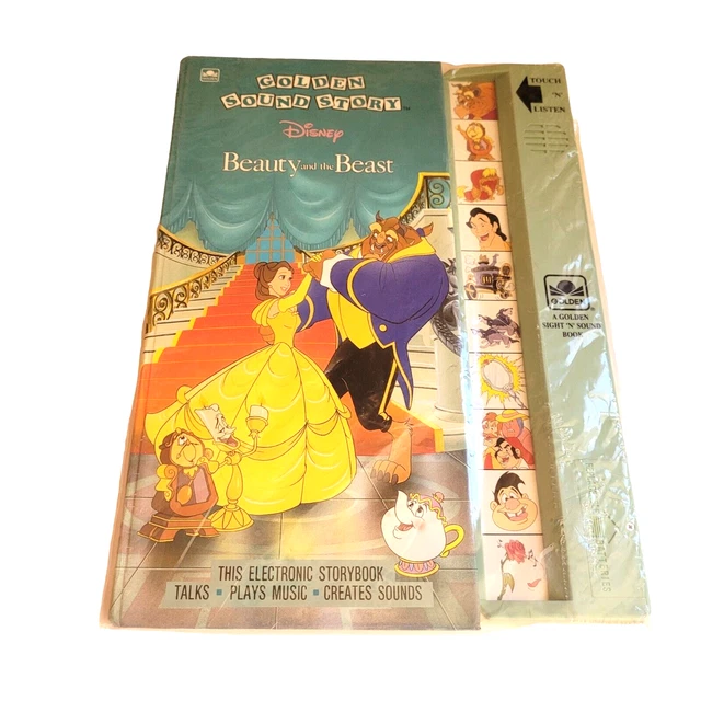 VTG DISNEY GOLDEN Audio Book BEAUTY & THE BEAST 1992 Sight N Sound NEW