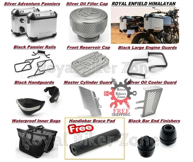 ROYAL ENFIELD HIMALAYAN "Adventure Panniers & Engine Guard" Combo Pack