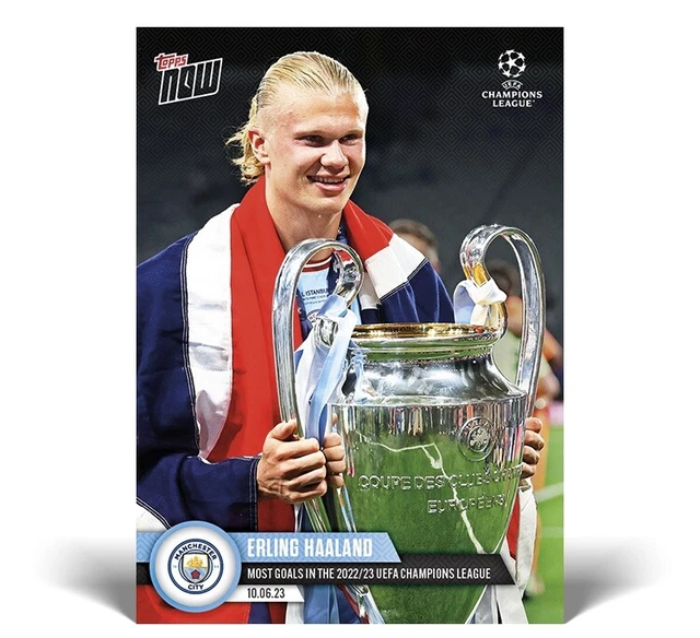 ERLING HAALAND MOST Goals In Champions League 2023 UCL TOPPS NOW 123 