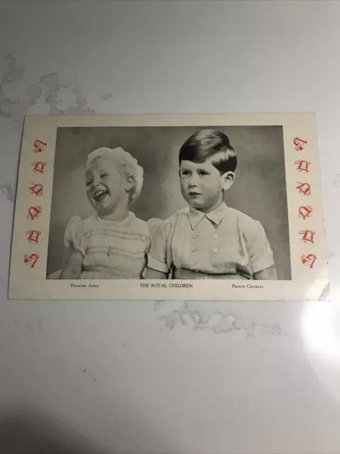 Rare Winnipeg Free Press Carrier Boy Christmas Greeting Card Prince Charles