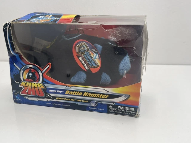 Zhu Zhu Pets Kung Zhu Hamster Stonewall Boxed Ex. Con. & Battle Armour NEW