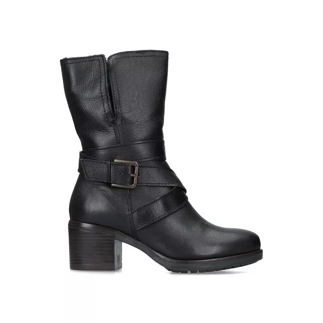 Wow Sale!! Bnib Carvela Kurt Geiger Solo Ladies Black Leather Boots 8/41 Rrp£139