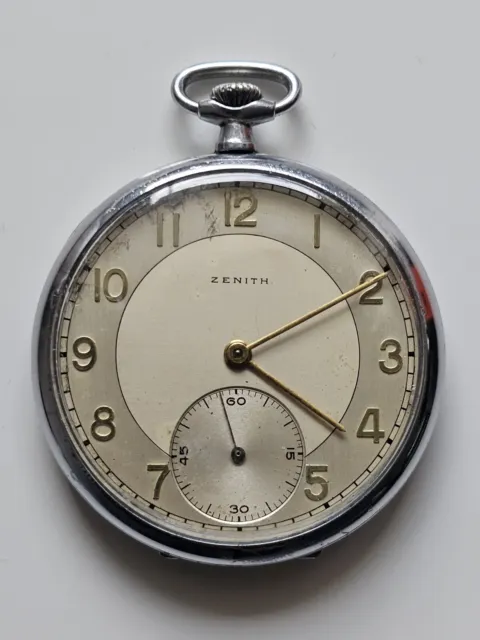 Antike Zenith Taschenuhr Pocket Watch Montre de Poche  2-21