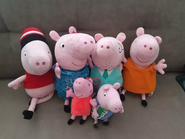 Huge Peppa Pig Soft Toys Bundle