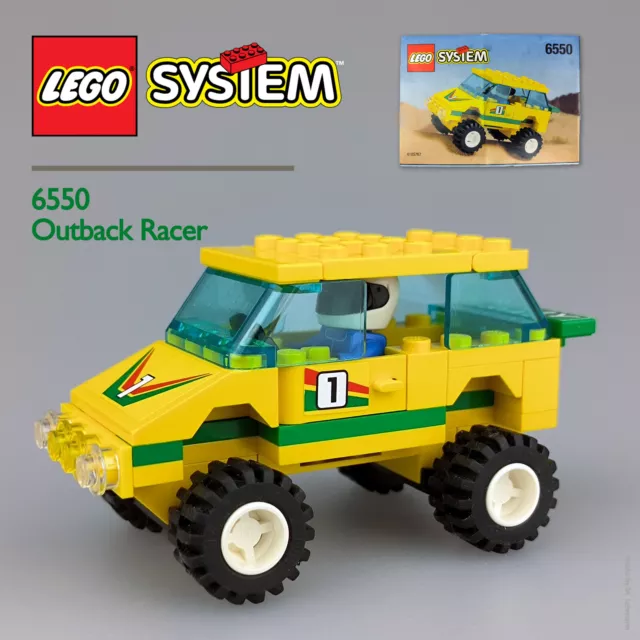 ✔️ LEGO System Town 6550 - Outback Racer - 100% completo + BA ✔️