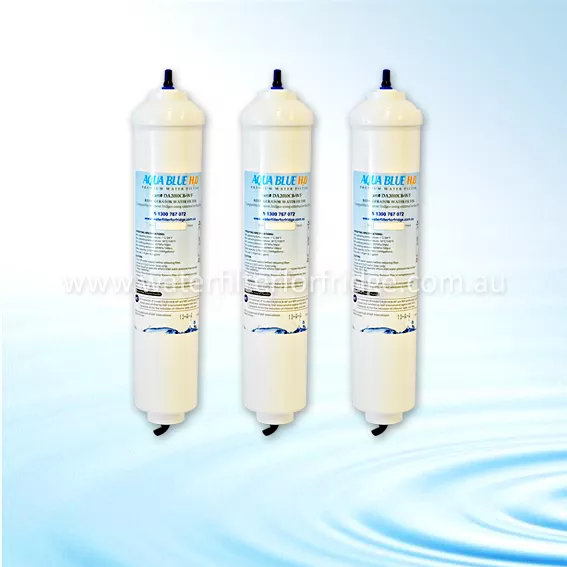 3 X PACK FRIDGE FILTERS AQPFF35A replacement  by Aqua Blue H20