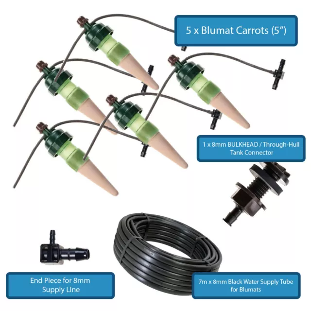 Blumat (5 Stake) Starter Kit - Automatic Drip Watering Irrigation Garden System 2